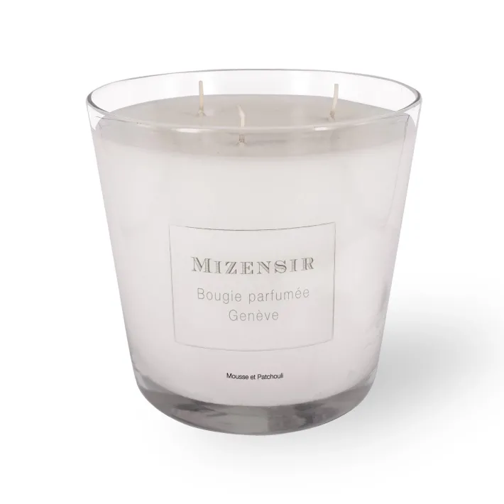 Grandes Bougies Parfumées^Mizensir Parfums Mousse et Patchouli | Large scented candle